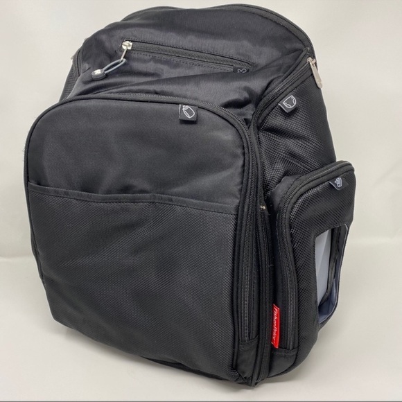 Fisher Price Black Diaper Bag Backpack - Picture 10 of 11